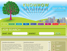 Tablet Screenshot of knowhowrecruitment.co.uk